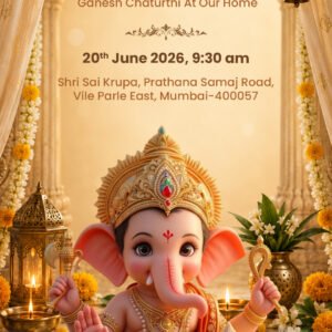 Ganesh Chaturthi Invitation